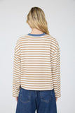 Striped Boxy Knit Top