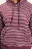 Striped French Terry Hoodie