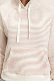 Striped French Terry Hoodie