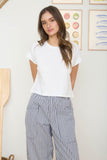 Washed Boxy Knit Top