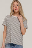 Short Sleeve Striped Tee