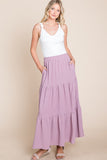 Tiered Maxi Skirt