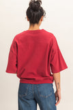 Washed Crew Neck Tee