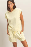 Sleeveless Crew Neck Top