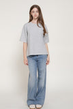 Oversized Soft Scuba Knit Top