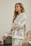 Washed Floral Sweatshirt