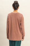 Dropped Shoulder Long Sleeve T-Shirt