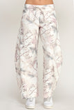 Camo Baggy Barrel Leg Sweatpants