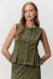 Corduroy Sleeveless Top