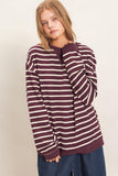 Striped Long Sleeve Pullover