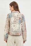 Paisley Print Denim Jacket