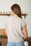 Raw Edge V-neck Cardigan
