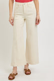 High Rise Cropped Wide Leg Jeans
