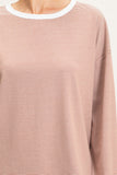 Striped Boat Neck Top