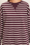 Striped Long Sleeve Pullover