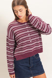 Striped Henley Sweater