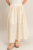 Floral Embroidered Maxi Skirt
