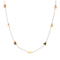 Butterfly Pearl Necklace