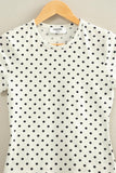 Polka Dot Short Sleeve Top