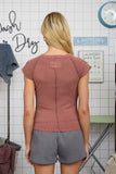 Raglan Sleeve Knit Top