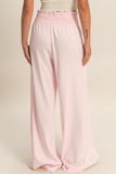 Mineral Washed Wide Leg Pants