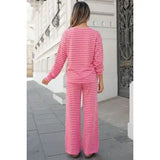 Striped Straight Leg Pants
