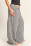 Gingham Wide-Leg Pants
