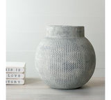 Round Grey Pot