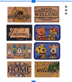 Coir Doormat, 8 Asst