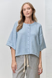 Button Up Short Sleeve Cardigan