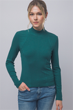 Mock Neck Long Sleeve Top