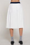 Pleated Midi Skirt