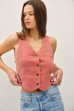 Soft Washed Tencel Vest