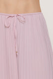 Pleated Long Chiffon Skirt