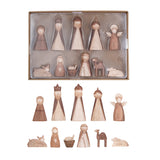 Resin Nativity, Wood Finish