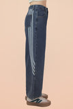 Washed Denim Pants