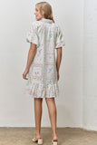 Floral Print Shirt Dress