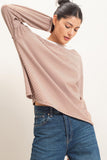 Striped Boat Neck Top