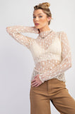 Sheer Lace Top