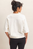 Washed Crew Neck Tee