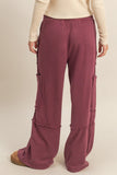Mineral Washed Oversized Cargo Sweatpants