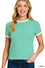 Striped Contrast Trim Tee