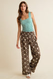 Floral Wide Leg Pants