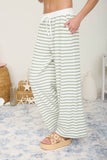 Textured Striped Lounge Pants