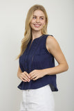 Lace Button Down Top