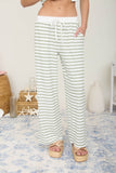 Textured Striped Lounge Pants