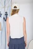 Lace Button Down Top