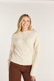 Mixed Knit Cardigan