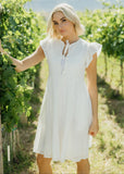 Short Eyelet Dress