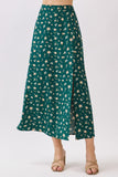 Front Slit Midi Skirt